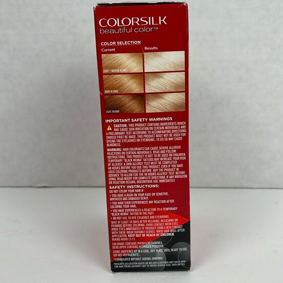 Revlon Colorsilk Hair Color Permanent 05 Ultra Light Ash Blonde Ammonia Free - Picture 5 of 7